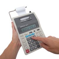 MAUL MPP 32 calculator Desktop Rekenmachine met printer Grijs, Wit - thumbnail