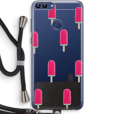 Waterijsje: Huawei P Smart (2018) Transparant Hoesje met koord
