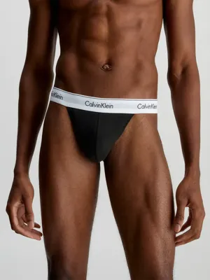 Calvin Klein 3-Pack heren Strings - Cotton Stretch - Katoenen tanga heren strings - Thong