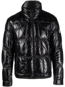 Moncler veste matelassée Tevel à fini brillant - Noir