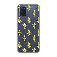 Bananas: Samsung Galaxy A03s Transparant Hoesje Bananas: Samsung Galaxy A03s Transparant Hoesje