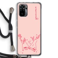 Best Friends: Xiaomi Redmi Note 10 Pro Transparant Hoesje met koord