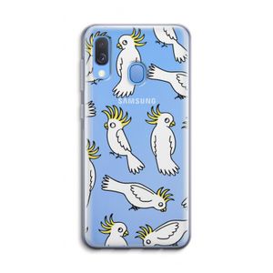 Papegaai: Samsung Galaxy A40 Transparant Hoesje