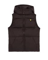 Lyle & Scott winter gilet jongens - zwart - gewatteerd Lyle & Scott winter gilet jongens - zwart - gewatteerd