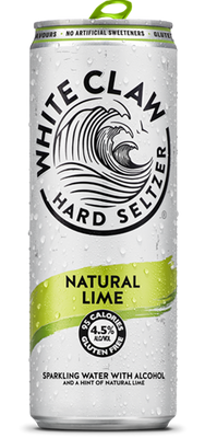 White Claw Hard Seltzer Natural Lime (1 x 330 ml)