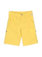 Gcds Kids short stretch à patch logo - Jaune