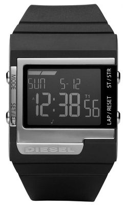 Horlogeband Diesel DZ7130 Rubber Zwart
