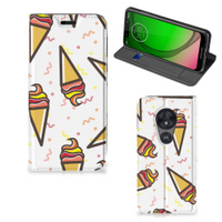 Motorola Moto G7 Play Flip Style Cover Icecream