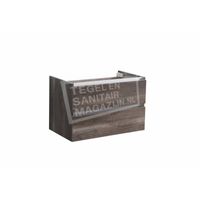 Sanilux trendline 80 x 47 cm Losse Onderkast met 2 Laden Century Oak - thumbnail