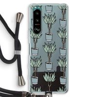 Boompje: Sony Xperia 5 III Transparant Hoesje met koord