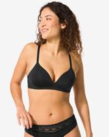 HEMA Voorgevormde bh zonder beugel zwart (zwart) HEMA Voorgevormde bh zonder beugel zwart (zwart)