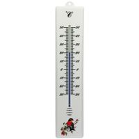 Thermometer buiten wit 32 cm - thumbnail