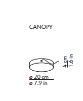 Kundalini - zwart canopy accessoires