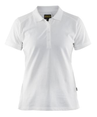 Blåkläder Dames poloshirt piqué 33901050 | Wit | Maat XL - 7330509500330