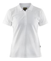 Blåkläder Dames poloshirt piqué 33901050 | Wit | Maat XL - 7330509500330