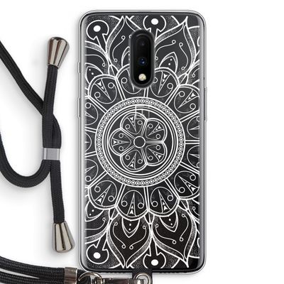 Roses Are Red: OnePlus 7 Transparant Hoesje met koord