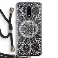 Roses Are Red: OnePlus 7 Transparant Hoesje met koord