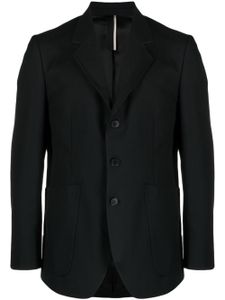 Low Brand blazer à revers crantés - Noir