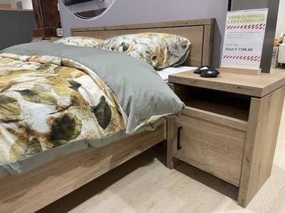 Ledikant Athene Nature 180x210 incl nachtkasten SHOWMODEL