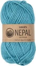 Drops Nepal Uni Colour 8911 Zeeblauw