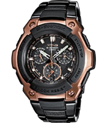 Horlogeband Casio 10292837 / MTG-1000BR / 1100B / 1200B / 1500B Staal Zwart 26mm