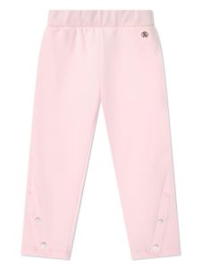 Roberto Cavalli Junior pantalon de jogging en coton à logo imprimé - Rose