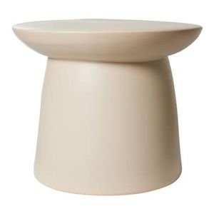 HKliving Earthenware Bijzettafel L - Cream