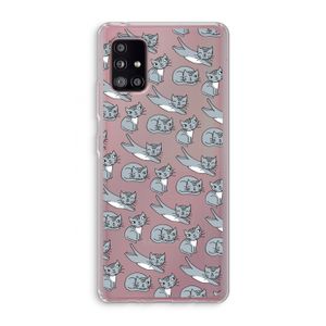 Poezen: Samsung Galaxy A51 5G Transparant Hoesje