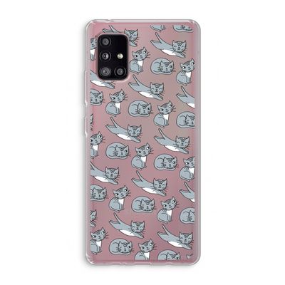 Poezen: Samsung Galaxy A51 5G Transparant Hoesje