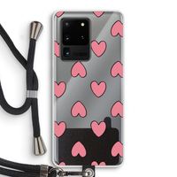 Ondersteboven verliefd: Samsung Galaxy S20 Ultra Transparant Hoesje met koord