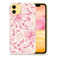 Apple iPhone 11 TPU Case Pink Flowers