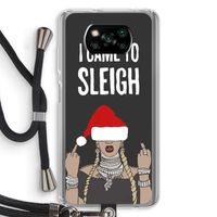 Came To Sleigh: Xiaomi Poco X3 NFC Transparant Hoesje met koord