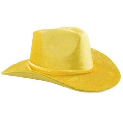 Gele Cowboyhoed Fluweel Goodwin