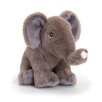 Pluche knuffel dier olifant 18 cm - thumbnail