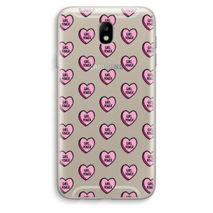 GIRL POWER: Samsung Galaxy J7 (2017) Transparant Hoesje