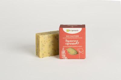 La Saponaria Handzeep maanzaad cypres