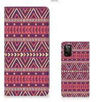 Samsung Galaxy A41 | Hoesje met Magneet | Aztec Paars