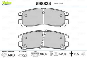 Valeo Remblokset 598834