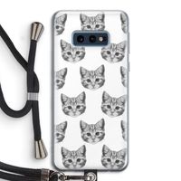 Kitten: Samsung Galaxy S10e Transparant Hoesje met koord