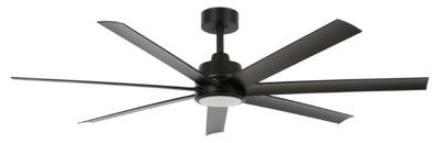 Beacon Plafondventilator zwartAtlanta Led Ø 142cm IP55 - 213183