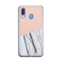 A touch of peach: Samsung Galaxy A40 Transparant Hoesje