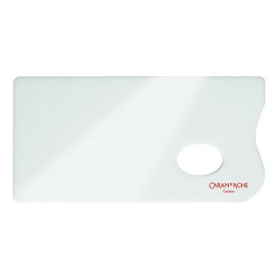Verfpalet Caran d&apos;ache plexiglas 26x13cm wit