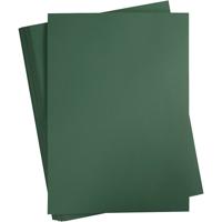 Creativ Company Gekleurd karton, a2, vel 420x594 mm, 180 gr, donkergroen, 100 vel/ 1 doos