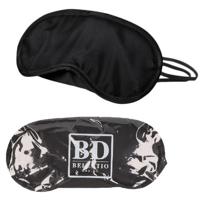 Pinata oogmasker / blinddoek - zwart - voor kind en volwassenen - 18 cm