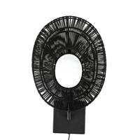 By-Boo Wandlamp Ovo - Zwart