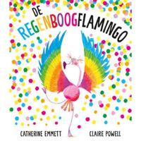 Boek De Regenboogflamingo