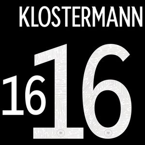 Klostermann 16 (Officiële Duitsland Away Bedrukking 2021-2022)