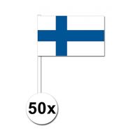 Zwaaivlaggetjes Finland 50 stuks   -