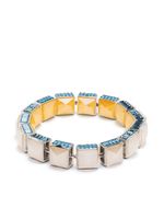 Swarovski bracelet Orbita serti de cristaux - Jaune