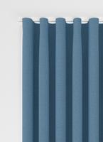 Staba gordijn - Washed Blue met Wave plooi